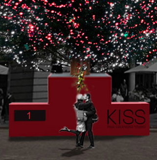 Kiss, London by Paul Cocksedge