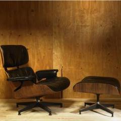 Lot # 769 - 670 Lounge Chair and 671 Ottoman by Charles and Ray Eames - Wright Auction