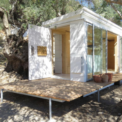 Light-filled off-grid tiny home on wheels