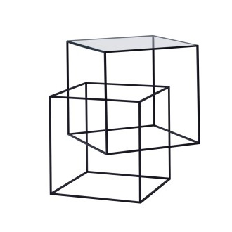 Thin Black Table by Nendo