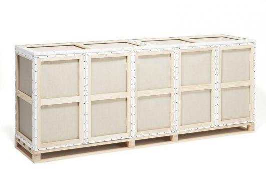 Sideboard 'Canvas trunk" by Aurélie Rimbert