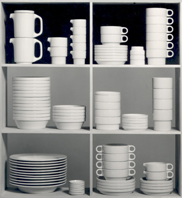 Stackable tableware TC 100 by Hans (Nick) Roericht