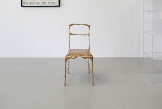 Frank Tjepkema, Recession Chair II, 2012, bronze, edition of 8 