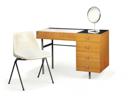 ROBIN DAY (1915-2010) DRESSING CHEST AND 'POLYPROP' CHAIR, DESIGNED 1960 AND 1963 Estimate: £1,500 - £2,000