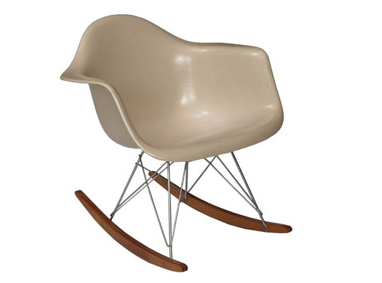 Fiberglass RAR chair by Charles and Ray Eames 1950