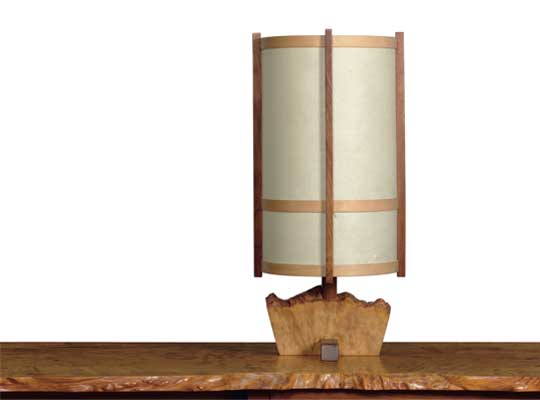George Nakashima Table lamp, 1978 – GNa 639