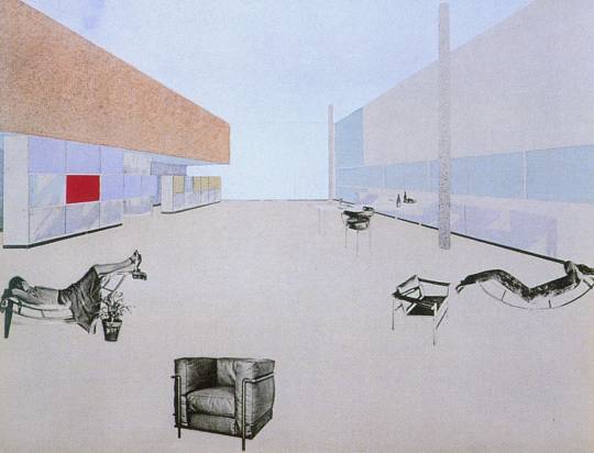Le Corbusier, Charlotte Perriand and Pierre Jeanneret, Photo-collage on the Equipment intérieur d'une habitation installation , 1930