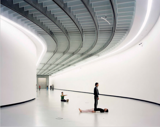 Maxxi interior designed by Zaha Hadid, 2009, Image from the International Herald Tribune