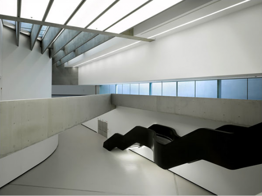 Maxxi interior designed by Zaha Hadid, 2009, Image from the International Herald Tribune
