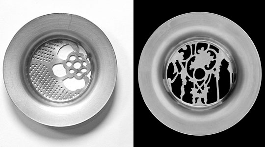 The Metal Lace Drain Sink Strainer by Joanna Meroz