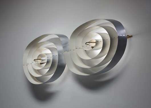 Poul Henningsen, Wall light, 1955, Estimated at $70,000-80,000, Sold for $212,500