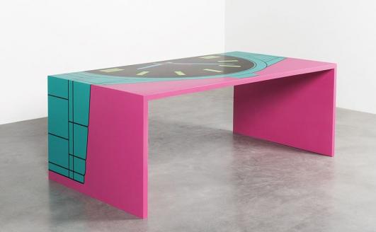 MICHAEL CRAIG-MARTIN 'Timetable' desk, 2015 - Donated by Michael Craig-Martin and Carpenters Workshop Gallery  