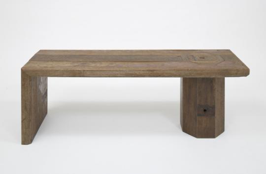 'Hide and Seek' wine bench by Rabih Hage for his 'Roughed Up' collection, 2009