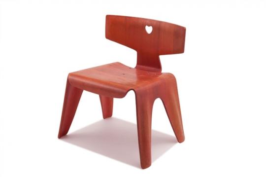 Charles and Ray Eames, Child'd Chair (1945) estimated at $7,000 - 9,000, sold for $13,750