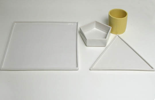 Shapes Dinner set by Daniel & Emma