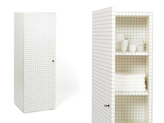 Cabinet "Notebook trunk" by Aurélie Rimbert