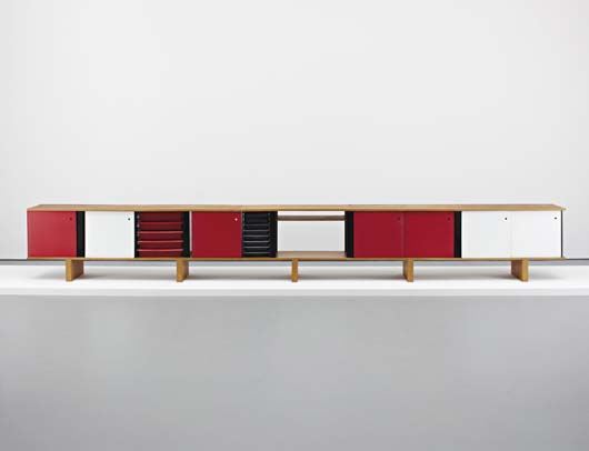 Charlotte Perriand, 'Bahut' sideboard, 1965, Estimated at $220,000-280,000, Sold for $266,500