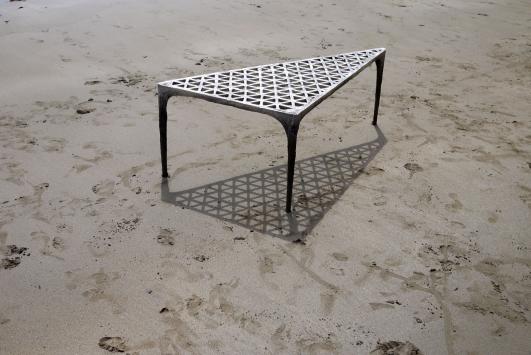 Pewter Desk by Max Lamb