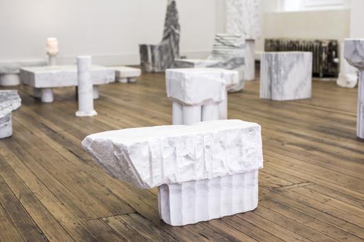 Man, Rock, Drill by Max Lamb for Johnson Trading Gallery