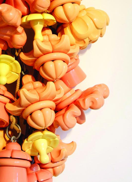 James Rigler, ‘Cascade’ detail (2011), photo © Philip Sayer