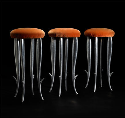 Lot # 229 Royalton bar stools by Philippe Starck- Wright Mass Modern Auction