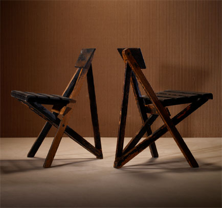 Lot # 689 - Folding Chairs- Wright Auction