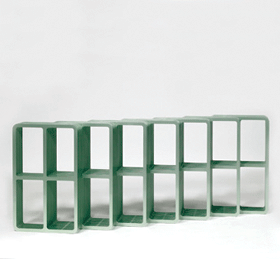 Étagère "Séquence", 2008 by Pierre Charpin for Galerie Kreo ©Fabrice Gousset Courtesy Galerie Kreo