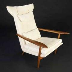 George Nakashima, Widdicomb High-back lounge chair, c.1960s –GNa 792