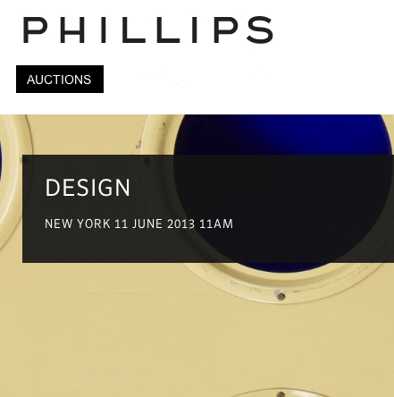 Design Auction at Phillips 