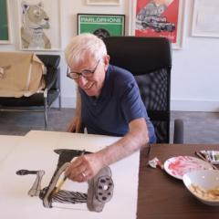 Bob Gill at Print Club London 