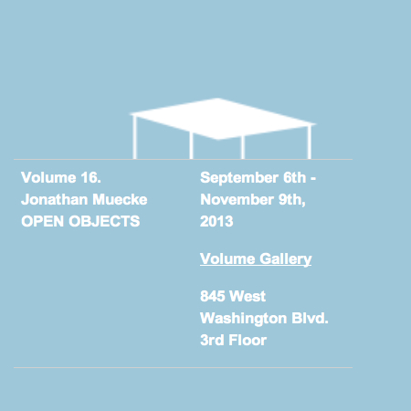 'Open Objects' by Jonathan Muecke at Volume Gallery