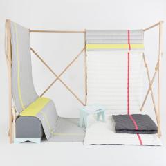 Soft fold Cabane by Marie Dessuant & Margaux Keller for Fabrica