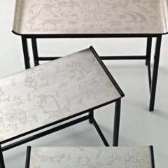 Pair of ‘Noah’s Ark’ nesting tables by Nils Fougstedt  and Björn Trägårdh