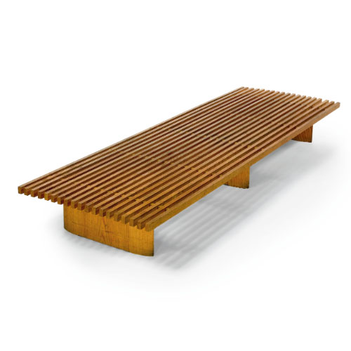 An Early "Tokyo" Bench by Charlotte Perriand