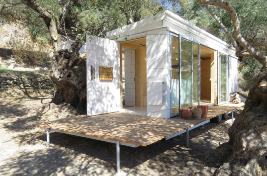 Light-filled off-grid tiny home on wheels