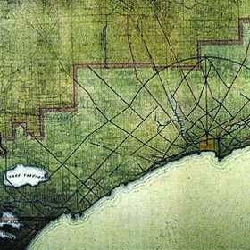 Regional arteries, from Daniel H. Burnham and Edward H. Bennett, Plan of Chicago (Chicago, 1909)