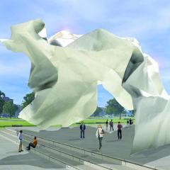 Fast Forward: e-Manufacturing In Architecture, Rendered Proposal, ©Rabih Hage, 2008