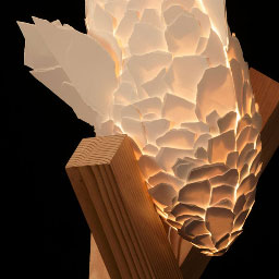 Frank Gehry's "Fish Lamps" at Gagosian 