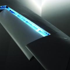 Repose, 2006, Aircraft wing with Swarovski crystals