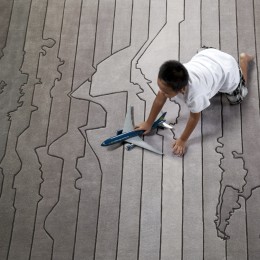 'Time Zone Rug' by four o nine