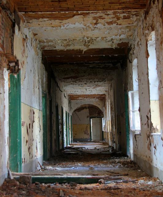 The interior of The Jajce Barracks. Photo by Ka Wing Chang.