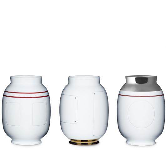 "Space Capsules", ECAL/Guillaume Noiseaux. Projet pour Bernardaud.