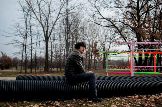 Architects brighten up former Soviet outpost with low-budget civic art and design projects