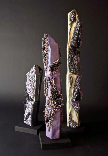 CHAKRA by Charlotte Cornaton, Single Stem Vases, 2013 Unique pieces, Galerie BSL edition