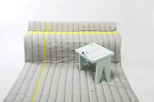 Soft fold Cabane by Marie Dessuant & Margaux Keller for Fabrica