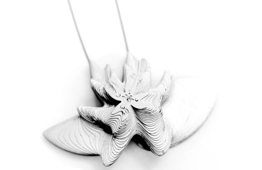 Lamna Orchid necklace by Nervous System