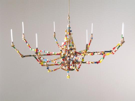 Brick Chandelier by Pete Heykoop