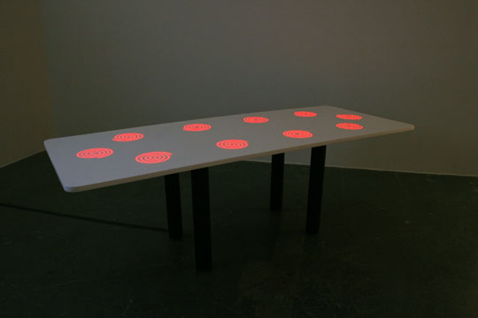 E Coil dining table by Marcus Tremonto