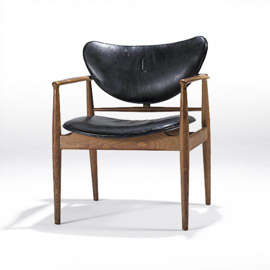 Teak No. 48 Open Arm Chair by FINN JUHL & NIELS VODDER 