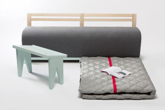 Soft fold Cabane by Marie Dessuant & Margaux Keller for Fabrica